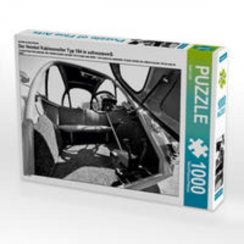 CALVENDO Puzzle Der Heinkel Kabinenroller Typ 154 in schwarzweiß 1000 Teile Lege-Größe 64 x 48 cm Foto-Puzzle Bild von Ingo Laue