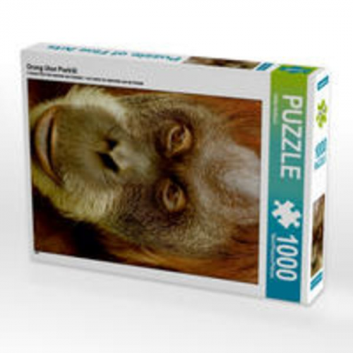 CALVENDO Puzzle Orang Utan Porträt 1000 Teile Lege-Größe 48 x 64 cm Foto-Puzzle Bild von Heike Hultsch