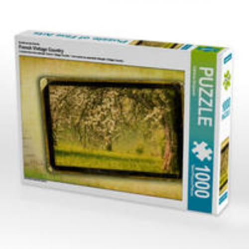 CALVENDO Puzzle French Vintage Country 1000 Teile Lege-Größe 64 x 48 cm Foto-Puzzle Bild von Kathleen Bergmann