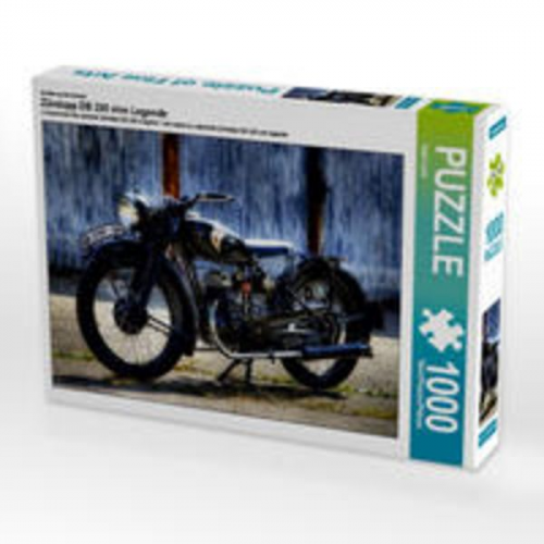 CALVENDO Puzzle Zündapp DB 200 eine Legende 1000 Teile Lege-Größe 64 x 48 cm Foto-Puzzle Bild von Ingo Laue