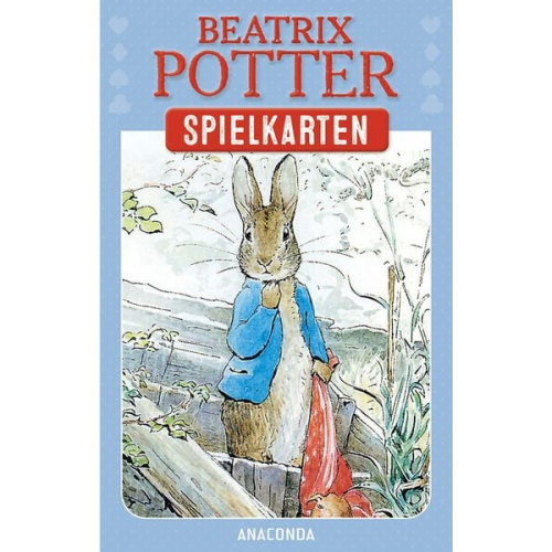 Kartenspiel Beatrix Potter. 54 Spielkarten mit 30 Motiven von Peter Hase und seinen Freunden