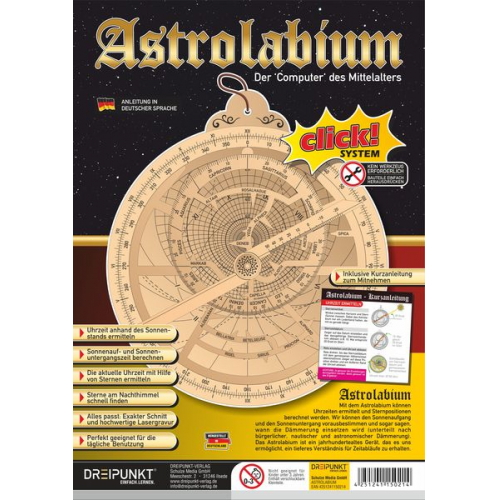 Bausatz Astrolabium (Deutsche Anleitung)