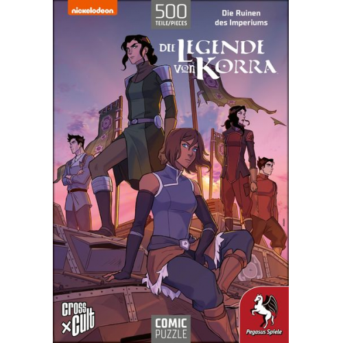 Pegasus 76007G - Die Legende von Korra (Die Ruinen des Imperiums), Comic-Puzzle, 500 Teile