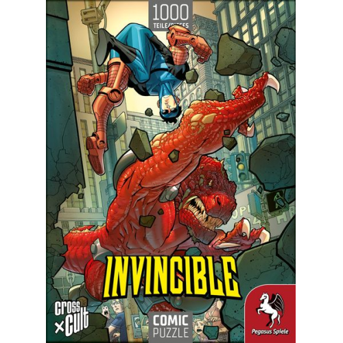 Pegasus 76001G - Invincible, Invincible vs. Dinosaurus, 1000 Teile