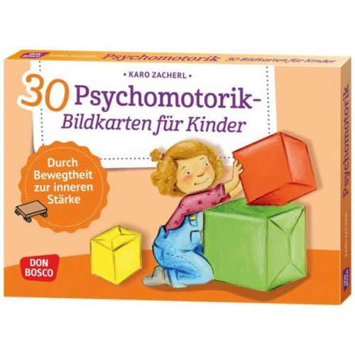 30 Psychomotorik-Bildkarten für Kinder