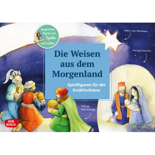 Die Weisen aus dem Morgenland. Erzählschienen-Figurenset