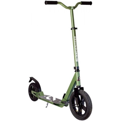 SIX DEGREES Aluminium Scooter All Terrain 300/205 mm olivgrün