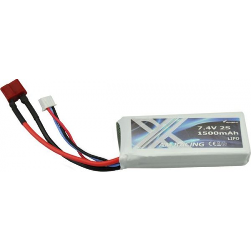 LiPo Akku 2S 7.4V 1500mAh 20C Softcase Deans