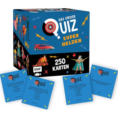 Kartenbox: Das große Quiz - Superhelden