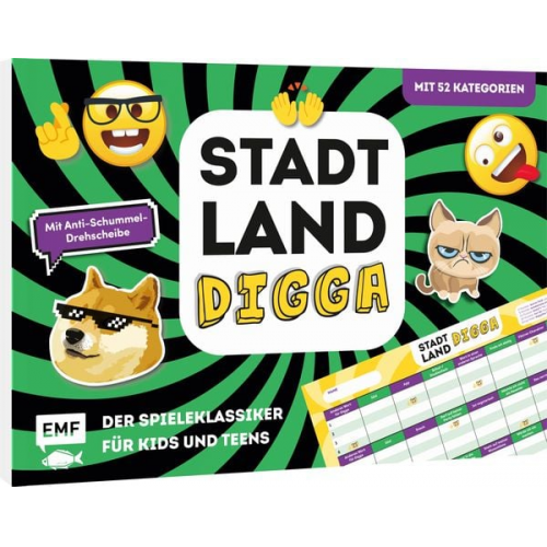 Stadt, Land, Digga - Der Spieleklassiker für Kids und Teens