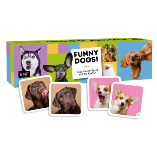 Memo-Spiel: Funny dogs!