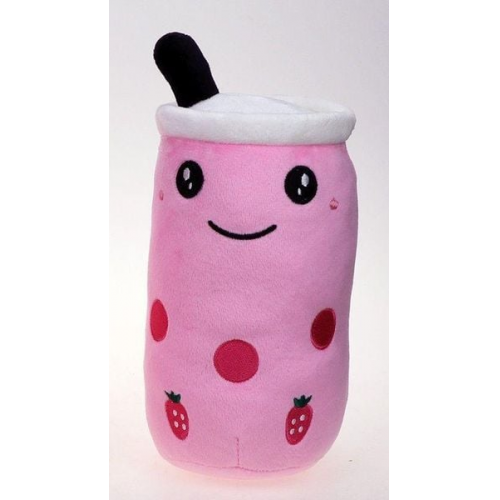 Bubble Tea Boba Plüsch rosa, 20cm