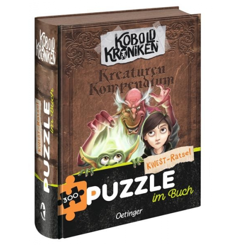 KoboldKroniken. Puzzle im Buch. Kwest-Rätsel. 300 Teile