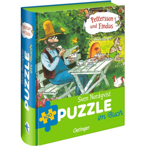 Pettersson und Findus. Puzzle im Buch. 100 Teile