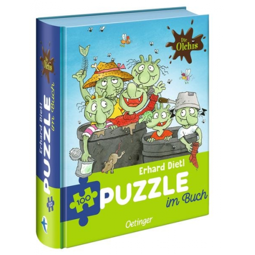 Die Olchis. Puzzle im Buch. 100 Teile