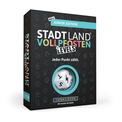 Denkriesen - Stadt Land Vollpfosten® - Levels - Junior Edition - "jeder Punkt Zählt."