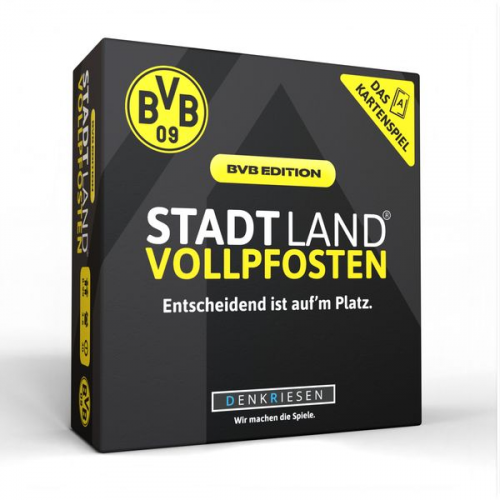 DENKRIESEN - STADT LAND VOLLPFOSTEN® - Das Kartenspiel - BVB EDITION - "Entscheidend ist auf'm Platz."