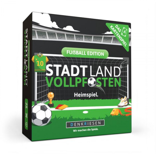 Denkriesen - Stadt Land Vollpfosten® - das Kartenspiel - Fußball Edition - "heimspiel."