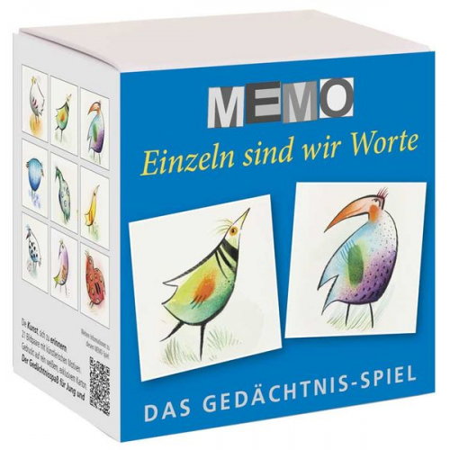 Memo-Spiel - Einzeln sind wir Worte