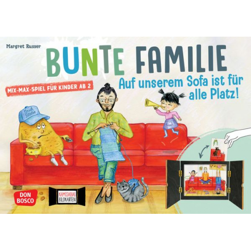 Bunte Familie: Auf unserem Sofa ist für alle PlatzMix-Max-Spiel für Kinder ab 2