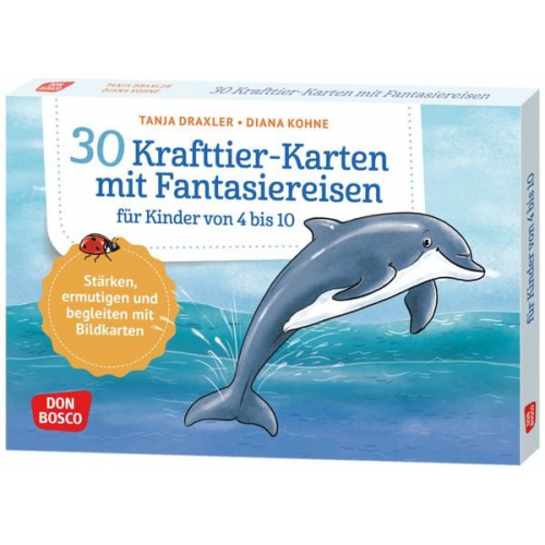 30 Krafttier-Karten mit Fantasiereisen für Kinder von 4 bis 10