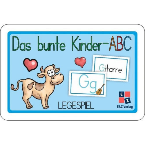 Das bunte Kinder-ABC Legespiel, m. 1 Beilage, m. 1 Beilage, 2 Teile