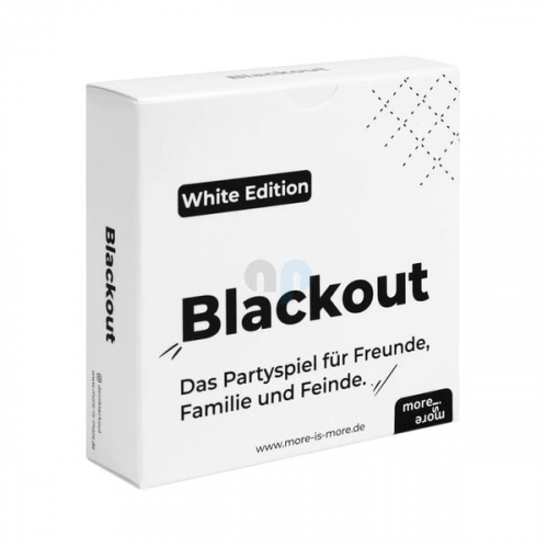 More is more - Blackout - White Edition