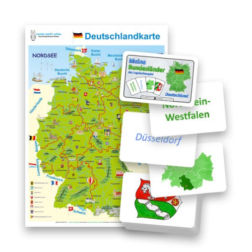 Meine Bundesländer - das Deutschland-Legespiel