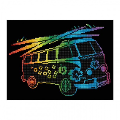 Diamond Dotz - Diamond Painting Flower Power Bus