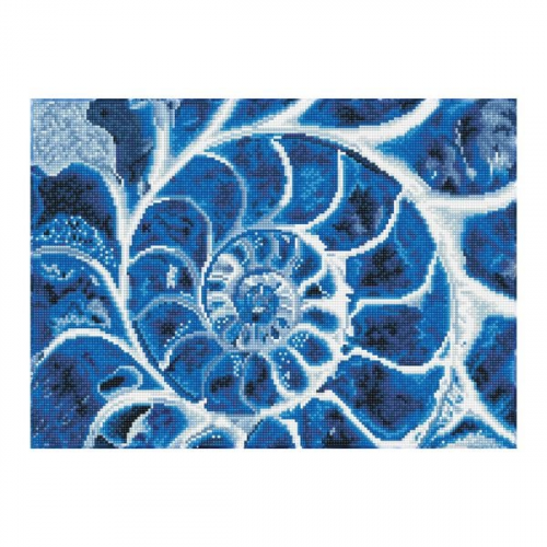 Diamond Dotz - Diamond Painting Blaue Nautilus