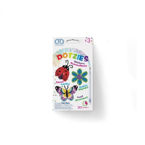 Diamond Dotz - Dotzies - Diamond Painting Sticker Garten