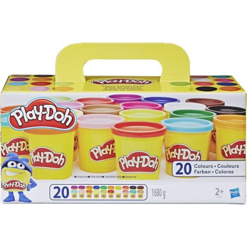 Hasbro - Play-Doh - Super Farbenset, 20er Pack