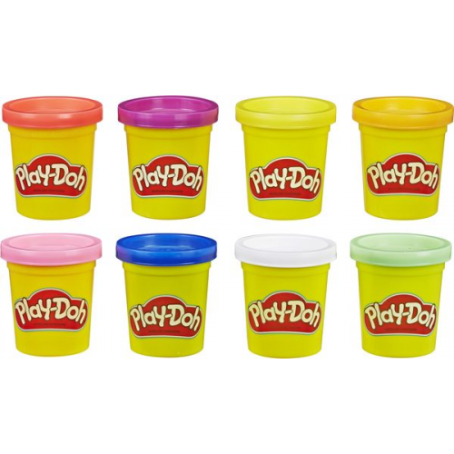 Hasbro - Play-Doh 8er-Pack Regenbogenfarben