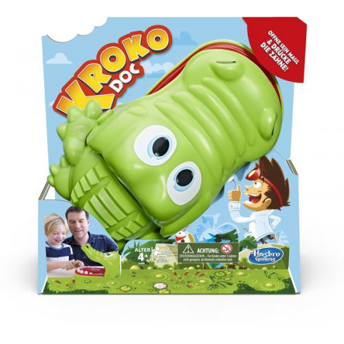 Hasbro E4898100 - Kroko Doc, Reaktionsspiel