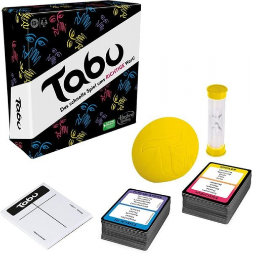 Hasbro 5254100 - Tabu, Partyspiel, Wörterspiel