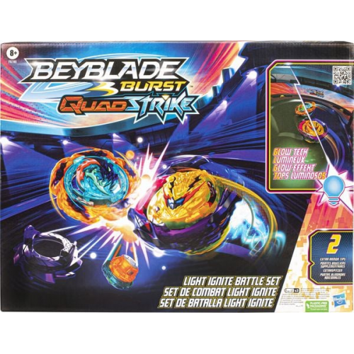 Hasbro - Beyblade Burst QuadStrike Light Ignite Battle Set