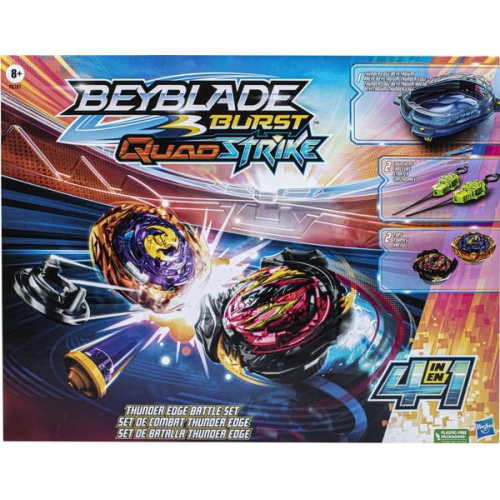 Hasbro - Beyblade Burst QuadStrike Thunder Edge Battle Set