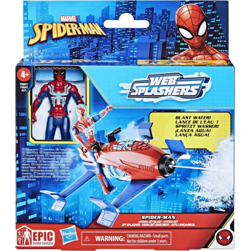 Hasbro - Marvel Spider-Man Epic Hero Series Web Splashers Spider-Man Jet Splasher