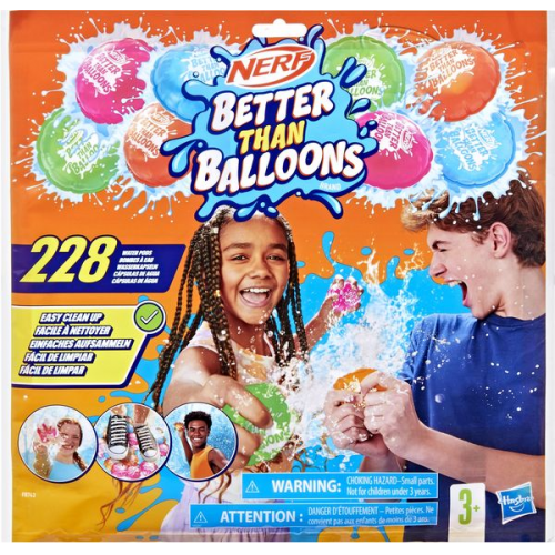 Hasbro - Nerf Better Than Balloons Wasserkapseln, 228 Stück