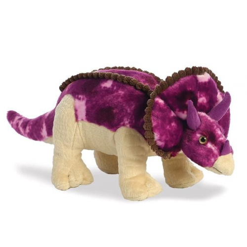 Aurora 32117 - Dinosaurier Triceratops, stehend, violett/beige, 33 cm