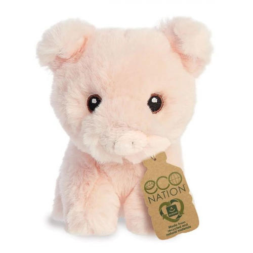 Aurora World - Eco Nation - Mini Schwein, 13 cm