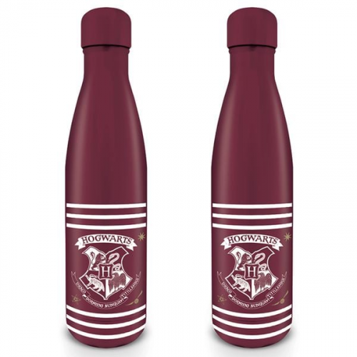 Harry Potter (classic Crest Burgundy Stripes) Metal Drinks Bottle