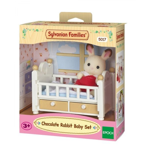 Sylvanian Families - Schokoladenhasen Baby mit Babybett