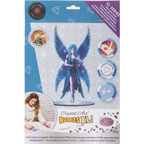 Craft Buddy CAXLBD-AST004 - Crystal Art XL Buddies, Anne Stokes Collection, Figur 25cm, Kristallkunst-Bastelset