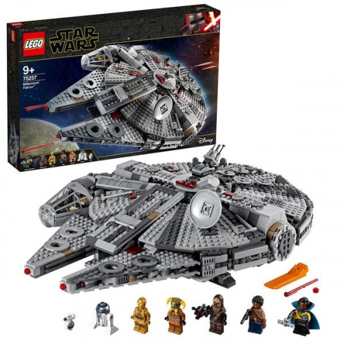 LEGO Star Wars 75257 Millenium Falcon, Raumschiff Set mit Minifiguren