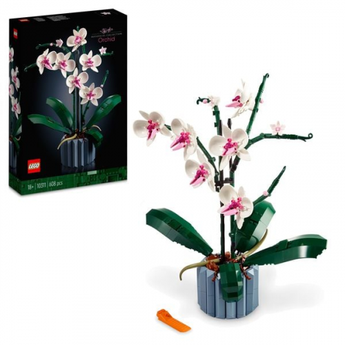 LEGO Icons 10311 Orchidee, Set für Erwachsene mit künstlichen Pflanzen