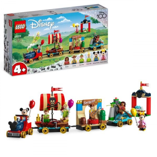 LEGO | Disney 43212 Disney Geburtstagszug Set, Serie zum 100. Geburtstag