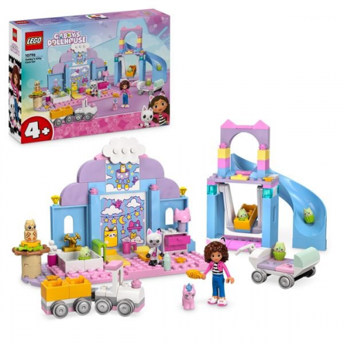 LEGO 4+ Gabbys Puppenhaus Gabbys Kätzchen Öhrchen, Set mit Tieren 10796