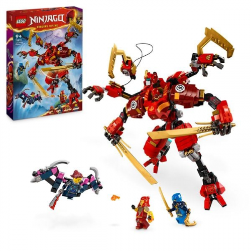 LEGO NINJAGO 71812 Kais Ninja-Kletter-Mech Set mit Actionfigur-Spielzeug