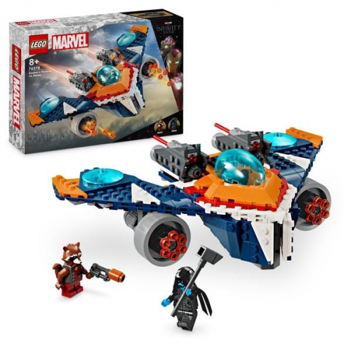 LEGO Marvel 76278 Rockets Raumschiff vs. Ronan Set, Raumschiff-Spielzeug